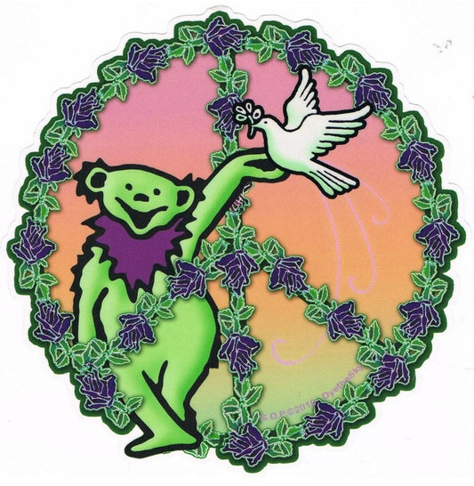Stickers Grateful Dead - Bear Peace Dove - Sticker 100498