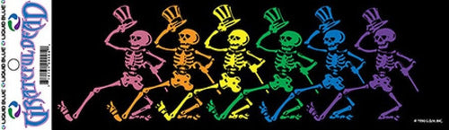 Stickers Grateful Dead - Dancing Skeletons - Bumper Sticker 103294