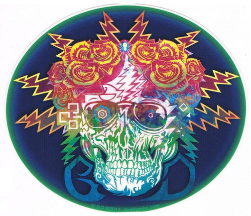 Stickers Grateful Dead - Electric Dimensions Skull - Sticker 100527