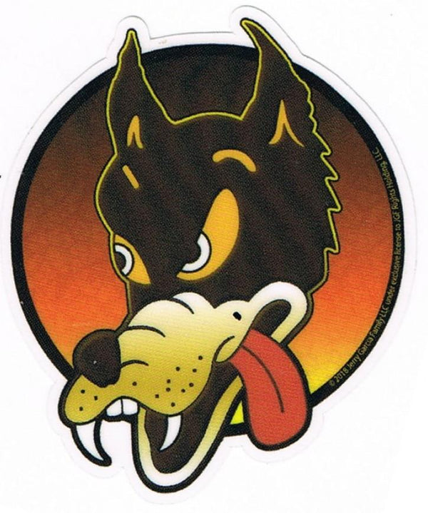 Grateful Dead - Jerry Garcia Dire Wolf - Window Sticker – TrippyStore