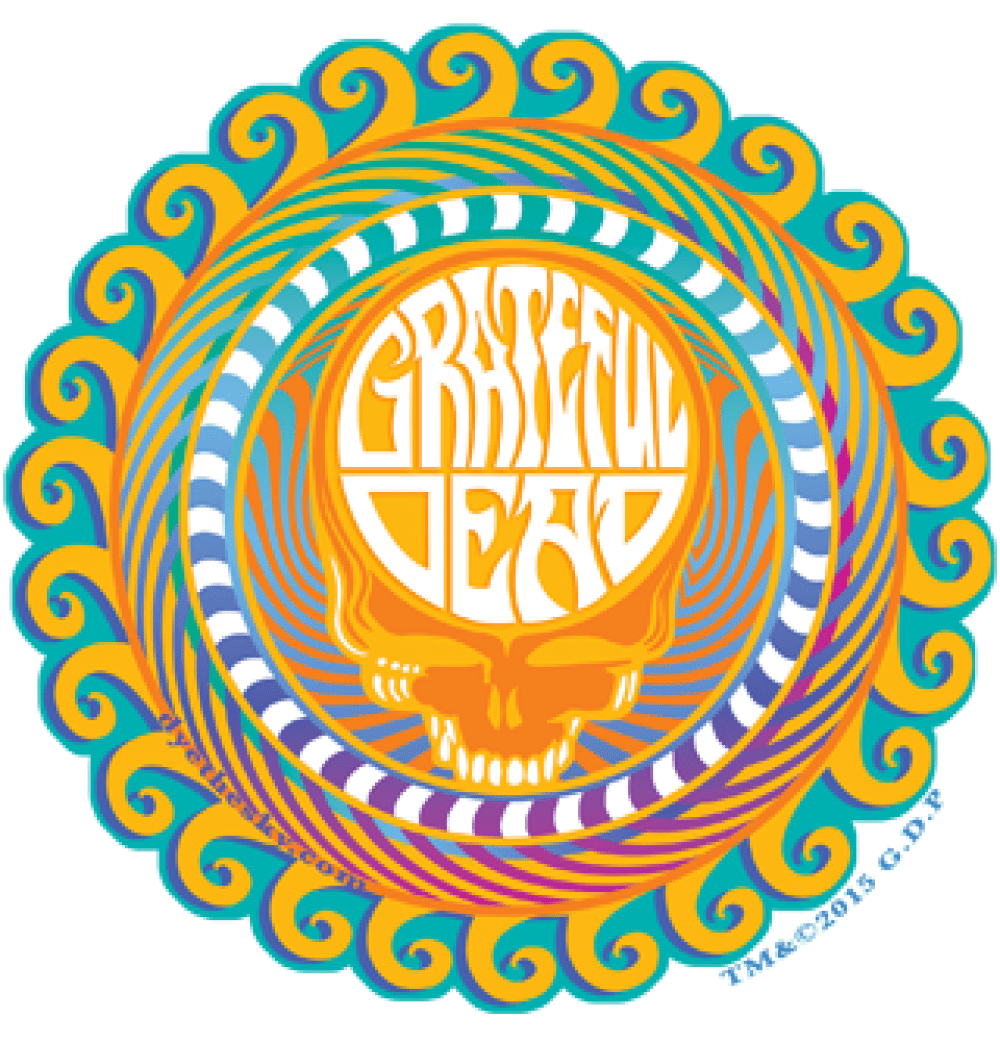 Stickers Grateful Dead - Orange Sunshine SYF Wave - Sticker 101799