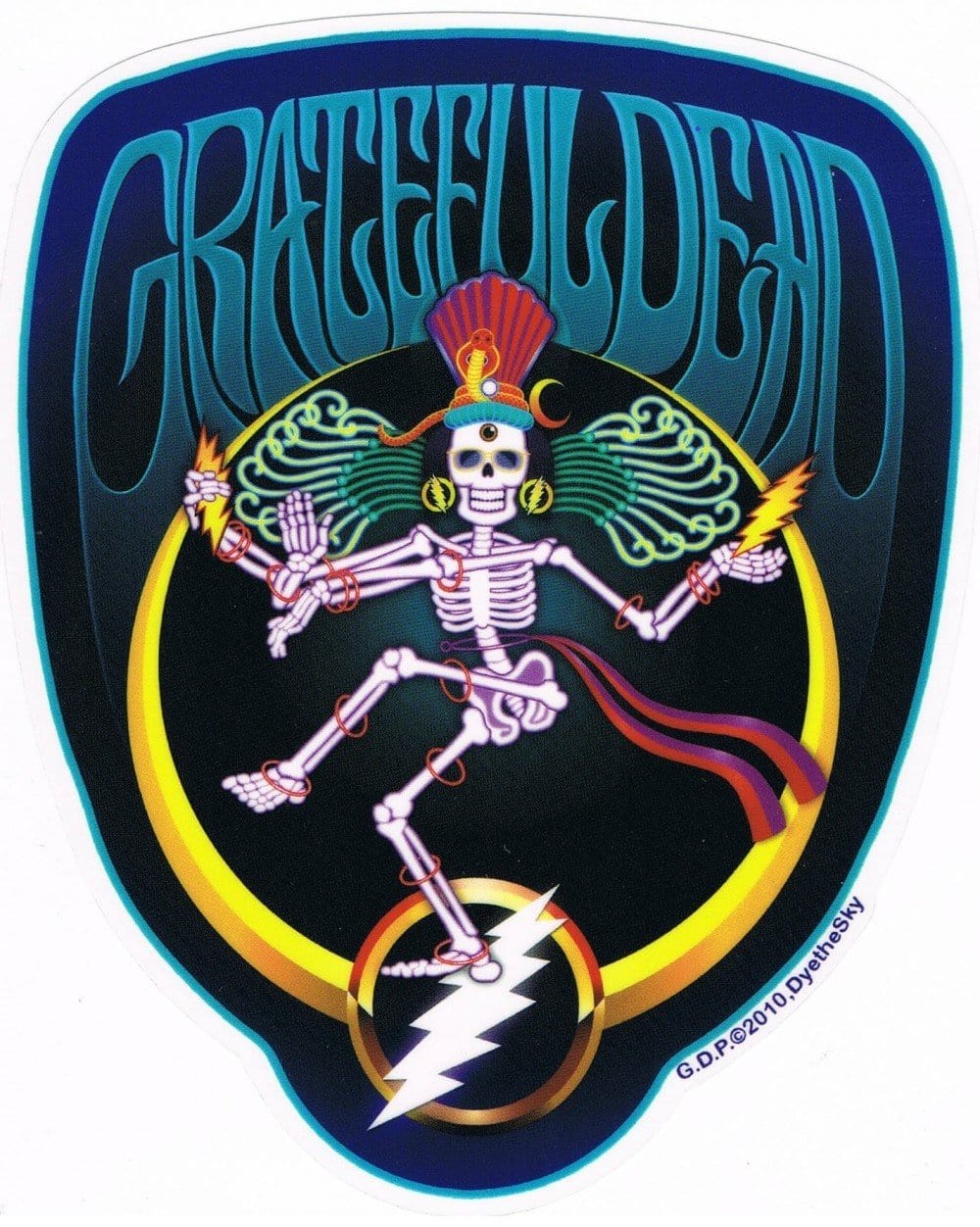 Grateful Dead - Shiva Crescent - Sticker – TrippyStore