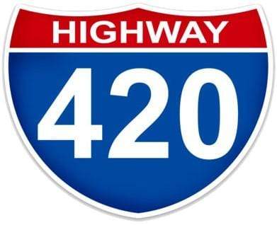 Stickers Highway 420 - Sticker 101625
