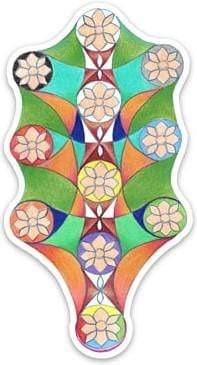 Stickers Kabbalah Tree of Life - Sticker 101622