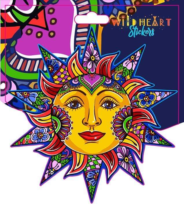 Window Sticker For Sun Mosaic Sun - Window Sticker – TrippyStore