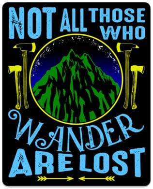 Stickers Not All Who Wander - Sticker 101648