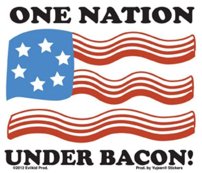 Stickers One Nation Under Bacon - Sticker 101806