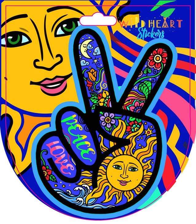 Peace Window Stickers Peace Out - Window Sticker – TrippyStore