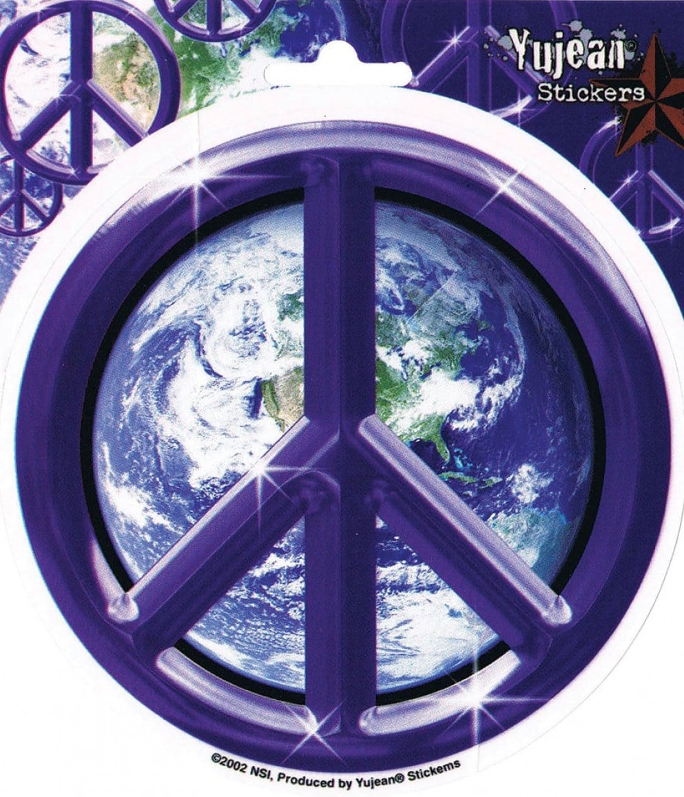 Stickers Peace Sign Earth - Sticker