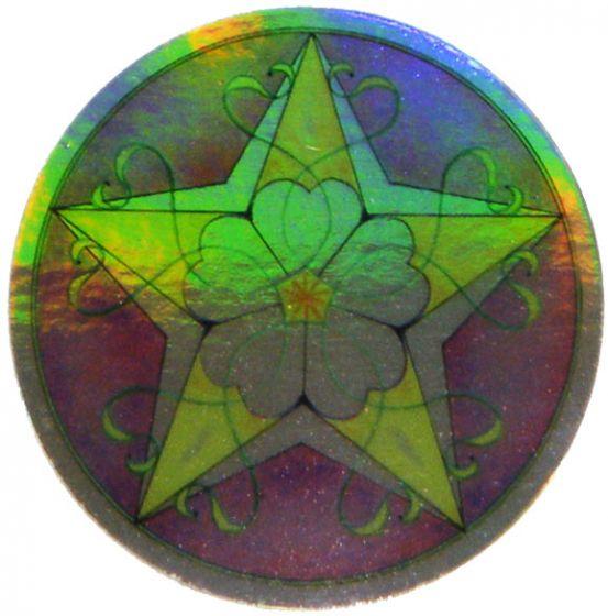 Stickers Purple Pentagram - Holographic Sticker 101624