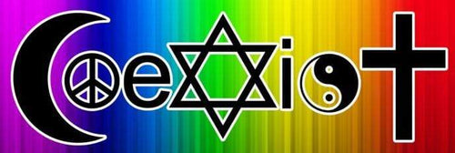 Stickers Rainbow Coexist - Bumper Sticker 101614