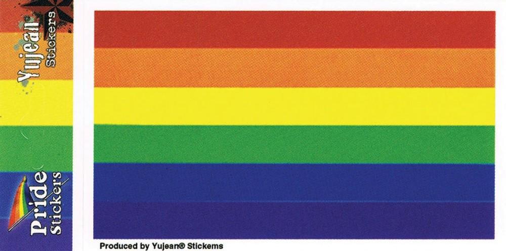 Stickers Rainbow Pride Rectangle - Sticker 100577