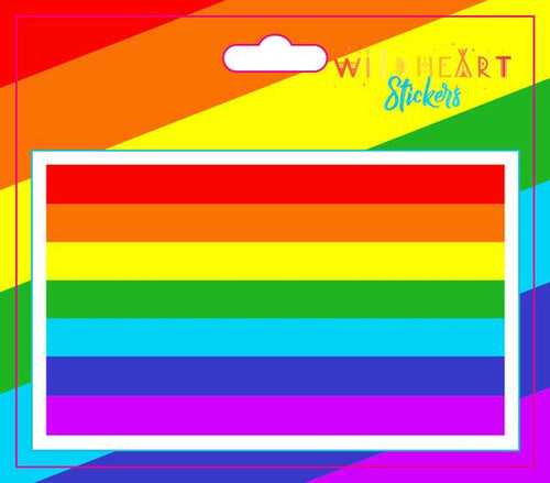 Stickers Rainbow Stripes - Window Sticker 101849