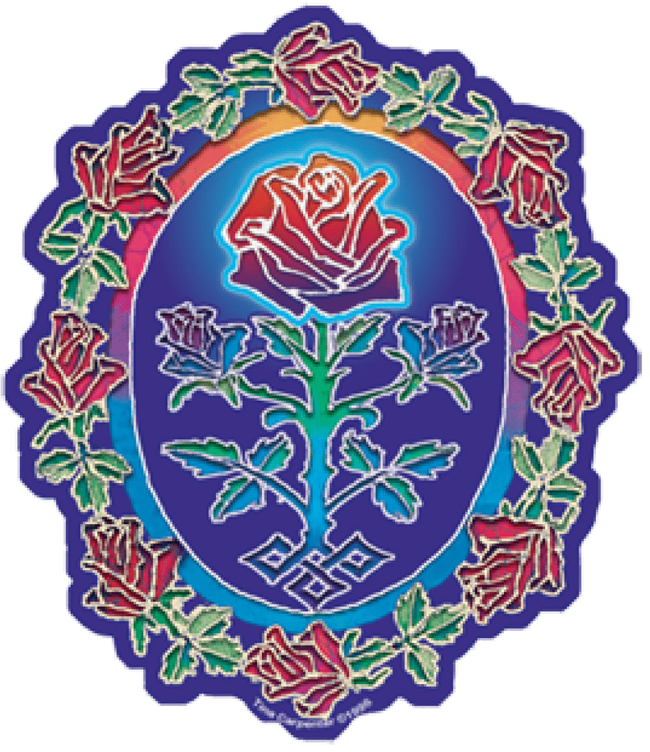 Stickers Roses - Sticker 100545