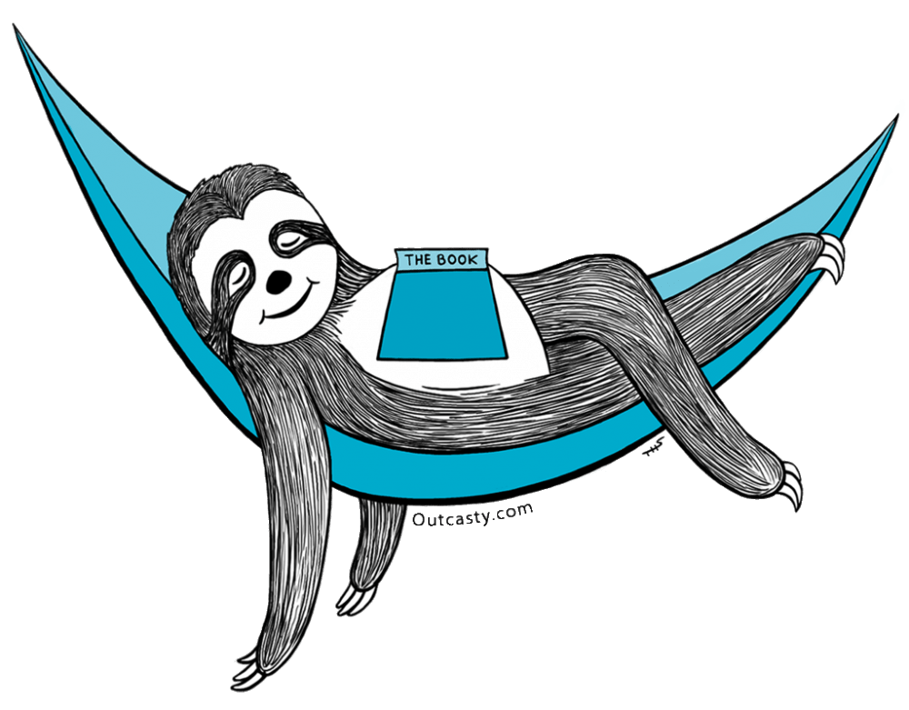 Stickers Sloth in a Hammock - Sticker 102932