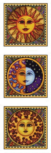 Stickers Three Suns - Window Sticker 101788
