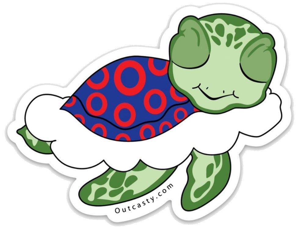 Stickers Turtle in the Clouds - Sticker 102933