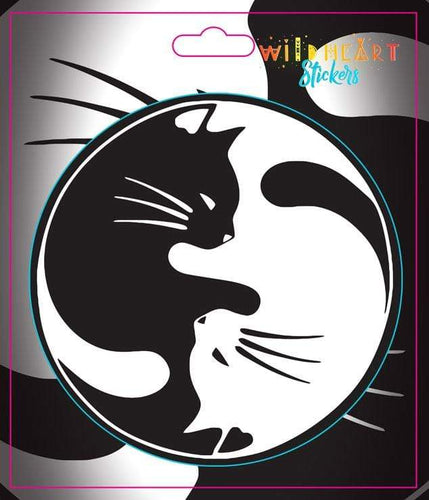 Stickers Yin Yang Cats - Window Sticker 101853