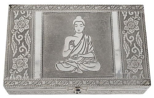 Storage Buddha - Velvet Lined - Tin Jewelry Box 102620