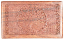 Load image into Gallery viewer, Storage Carved Tree of Life - Wooden Storage Box 102626
