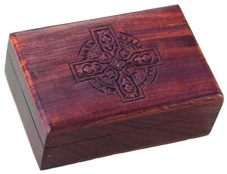 Storage Celtic Cross - Wood Storage Box 102637
