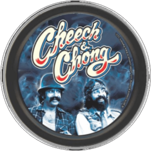 Storage Stash Tins - Cheech and Chong - Boys in Blue - Round Metal Storage Container 1030030
