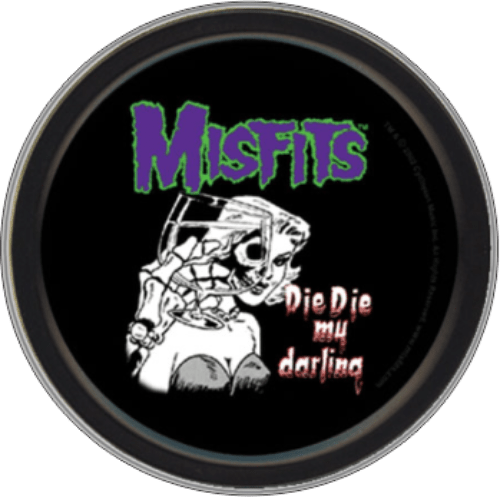 Storage Stash Tins - Misfits - Die Die My Darling - Round Metal Storage Container 1030058