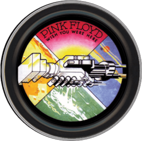 Storage Stash Tins - Pink Floyd - Wish You Were Here - Round Metal Storage Container 1030068