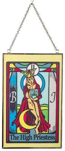 Suncatchers High Priestess Tarot - Stained Glass Suncatcher 102746