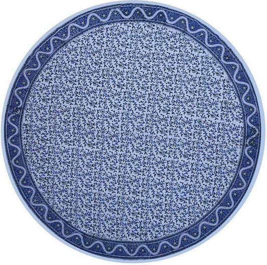 Tablecloths Floral Wave - Blue - Round Tablecloth 101521