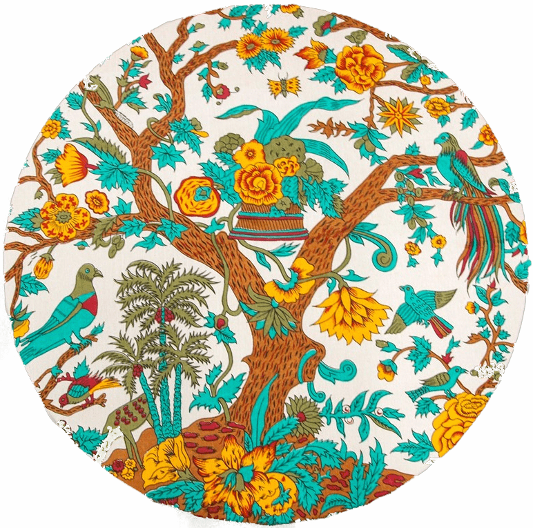 Tablecloths Tree of Life - Yellow and Green - Round Tablecloth 101532
