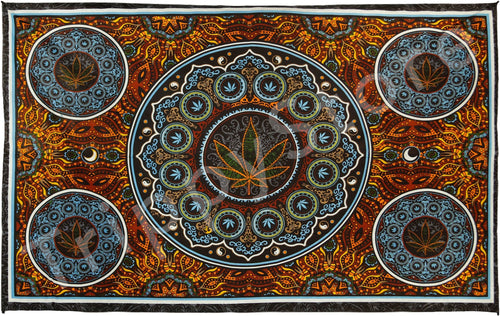 Tapestries 3D - Dan Morris - Marijuana Leaf - Tapestry 013547