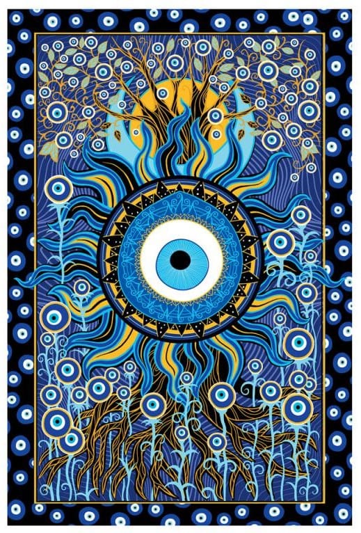 Tapestries 3D - Evil Eye - Tapestry 102668