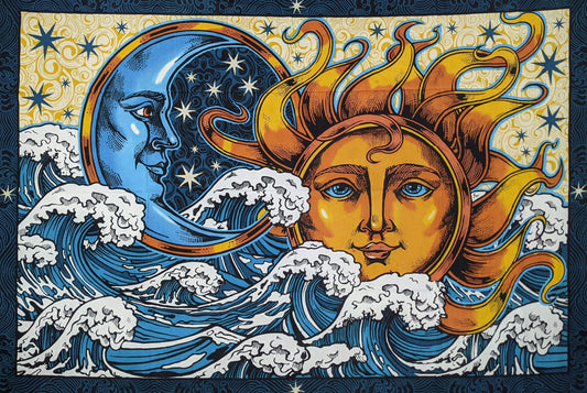 Tapestries 3D - Moon Rising - Tapestry 100862