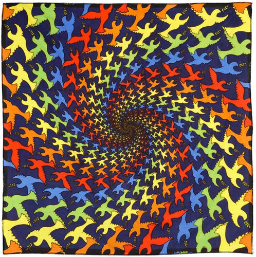 Tapestries 3D - Peace Dove Spiral - Small Tapestry 100064