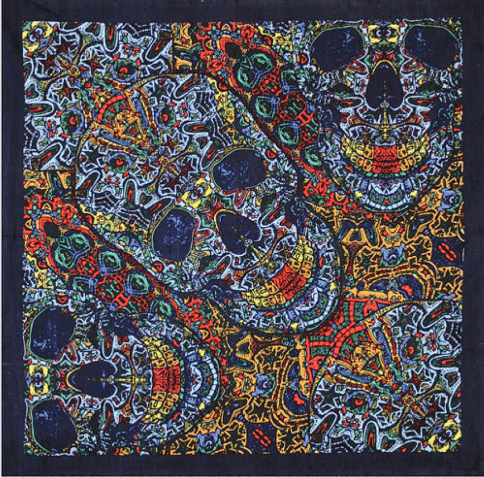 Tapestries 3D - Skulls - Black - Small Tapestry 101589