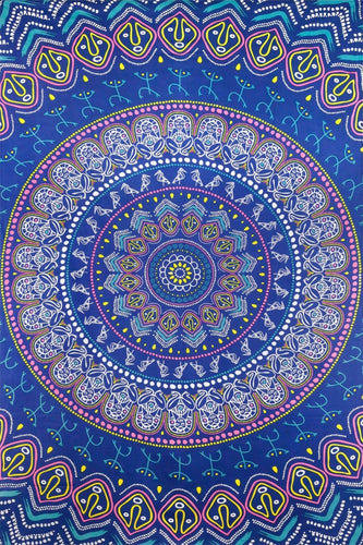 Tapestries 3D - Taino Mandala - Tapestry 100612