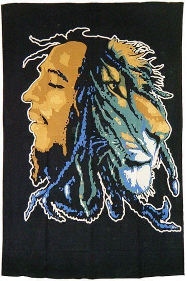 Tapestries Bob Marley - Lion Dread - Tapestry 008387