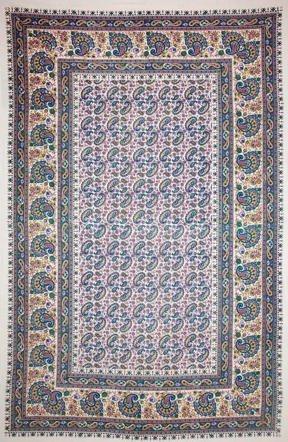 Tapestries Bold Paisley - White - Tapestry 006142