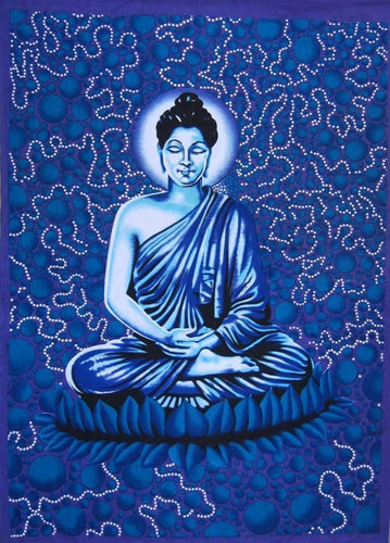 Tapestries Buddha Bubble - Blue - Tapestry 008338