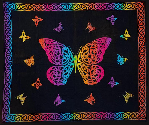Tapestries Butterfly Celtic Knot - Tie-Dye - Tapestry 102572