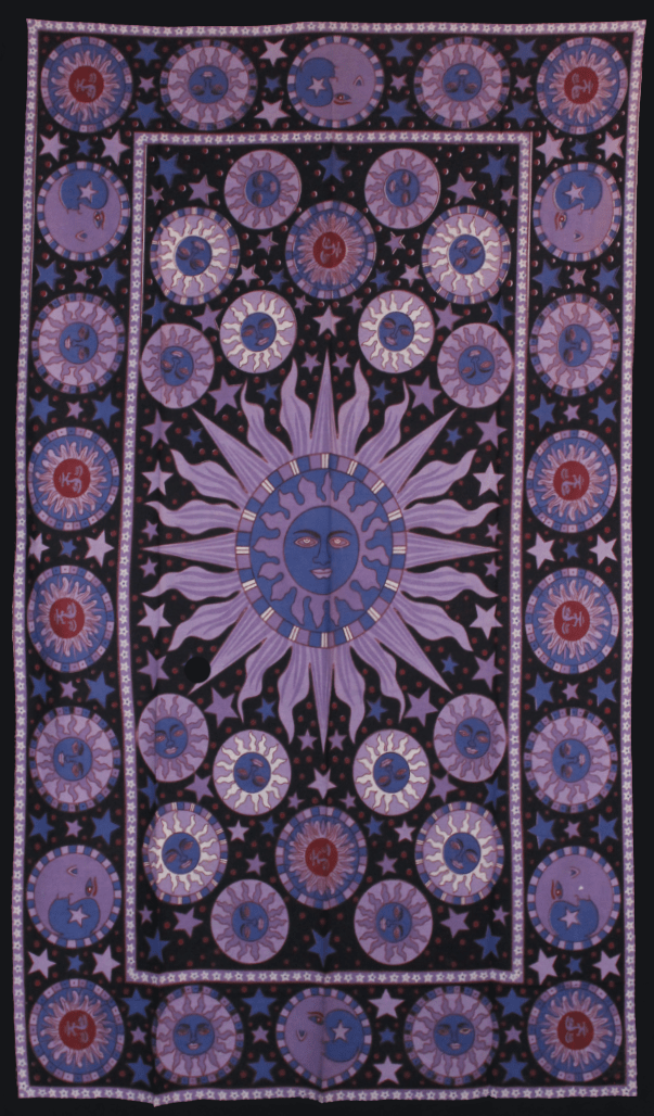 Tapestries Celestial Sun and Moon - Purple - Tapestry 101092