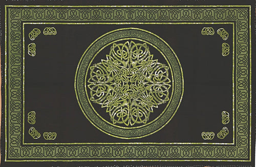 Tapestries Celtic Knot - Dark Green - Tapestry 003577