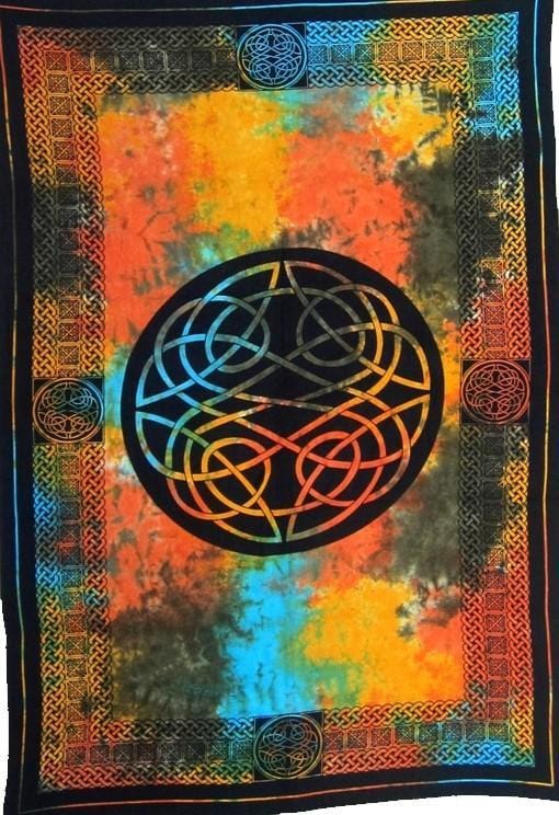 Tapestries Celtic Knot - Sunrise Tie-Dye - Tapestry 101380