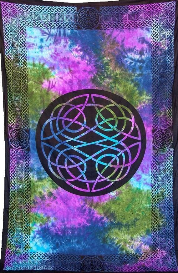 Tapestries Celtic Knot - Sunset Tie-Dye - Tapestry 101380