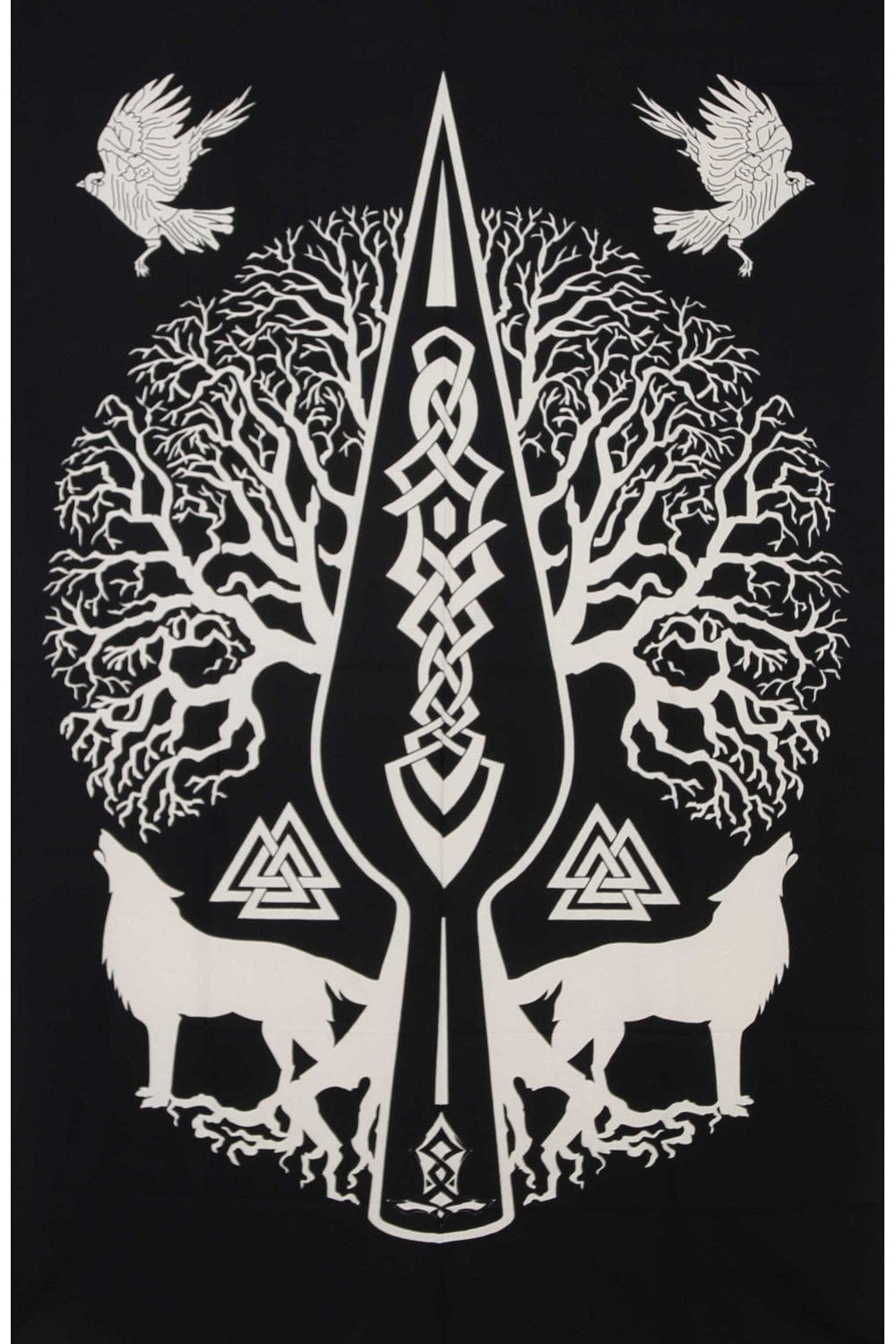 Tapestries Celtic Wolf Tree - Tapestry 102276