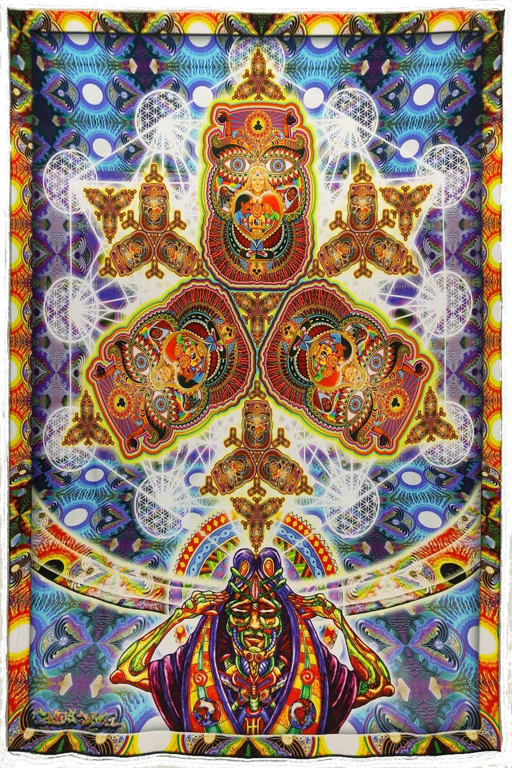 Tapestries Chris Dyer - Healing Fractal - Tapestry 010248
