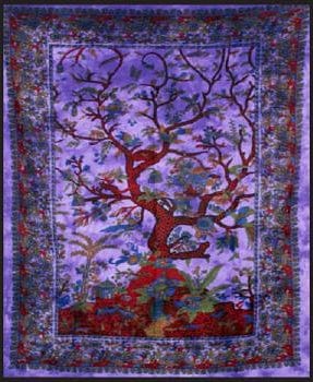 Tapestries Family Tree - Purple - Tapestry 009613