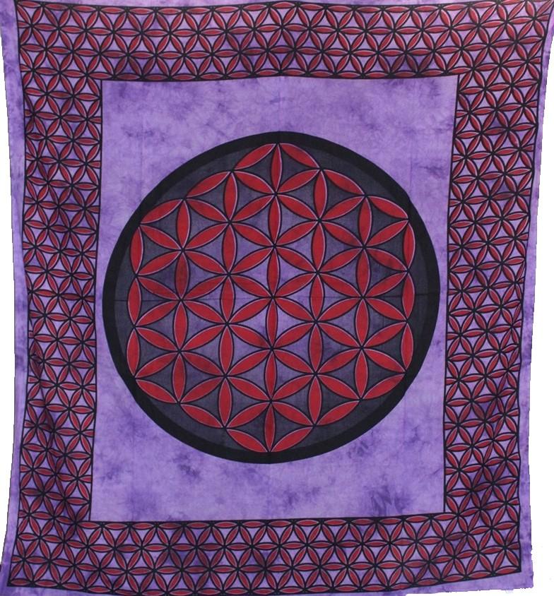 Tapestries Flower of Life - Purple - Tapestry 101565