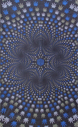 Tapestries G. Scott B. - Dark Leaf Vortex - Tapestry 103349